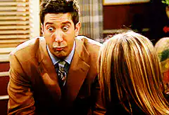 Ross making a funny face