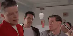 Dewey Cox slaps Raylan Minnmax