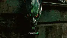 Green Goblin calls Spider-Man a coward