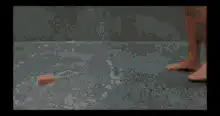 Man slips on soap in pool