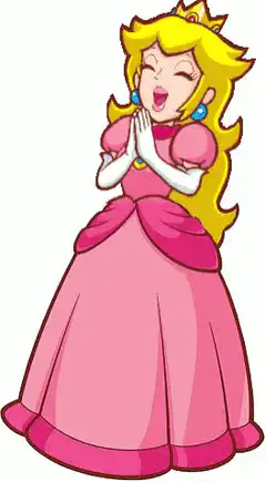 Princess Peach praying