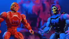 He-Man and Skeletor fist bump