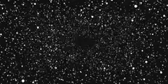Starfield space travel animation