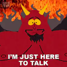 South Park Devil Just Here To Talk