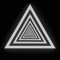 Rotating nested triangle tunnel