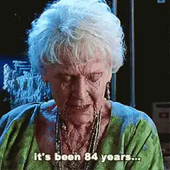 Elderly woman says it's been 84 years