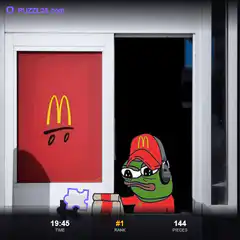 Pepe McDonald's Puzzle Game