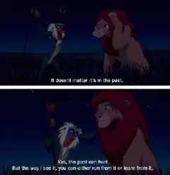 Rafiki and Simba past hurts