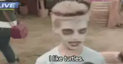 I like turtles zombie