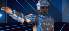 Tron User summons light disc