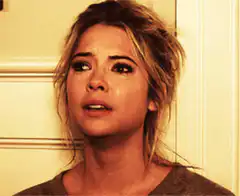 Ashley Benson crying