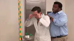 Jim Carrey Face Washing