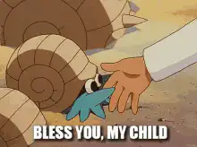 Bless you my child snail