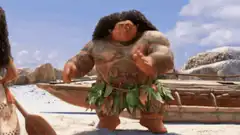 Maui pulls out a gun