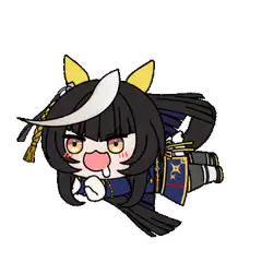 Chibi Yae Miko flying