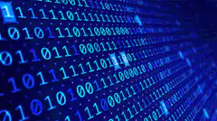 Blue binary code matrix