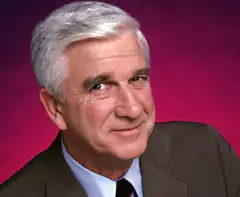 Leslie Nielsen Smirking