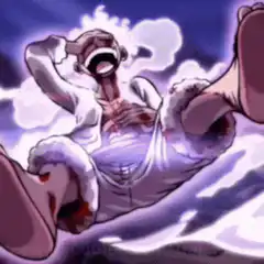 Monkey D. Luffy screaming in pain