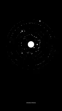 Solar system orbit animation