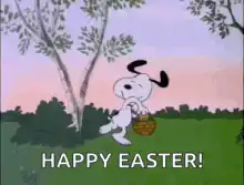 Snoopy Happy Easter