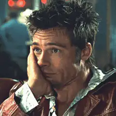 Brad Pitt bored facepalm