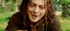 Boromir eating bread