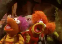 Muppets screaming in panic