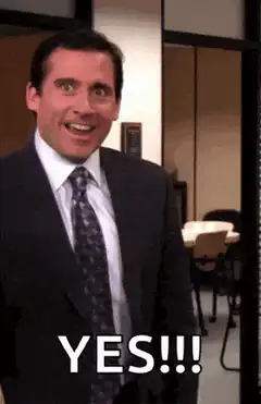 Michael Scott Yes Thumbs Up