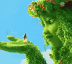 Moana meets the green giantess