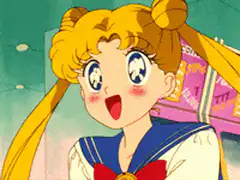 Sailor Moon excited face