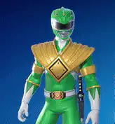 Green Ranger peace sign
