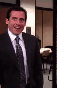Michael Scott double thumbs up