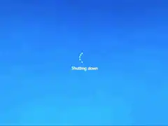 Windows Shutting Down Loading Screen