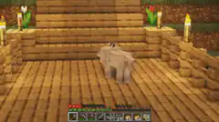 Minecraft polar bear shaking