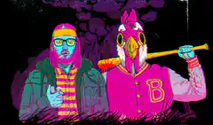 Beefy the Chicken and a Guy