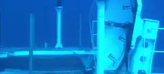 SpaceX rocket launch from sea platform
