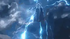 Thor summons lightning storm