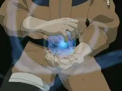 Naruto forming Rasengan
