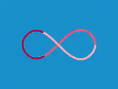 Animated infinity symbol morphing