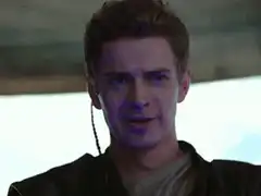 Anakin Skywalker smiling