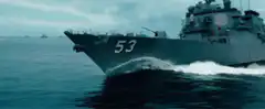 USS Arleigh Burke sailing at sea