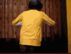 Person opening curtains to bright light