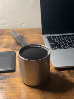 coffee cup on desk