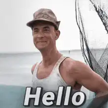 Forrest Gump waving hello