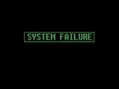 System Failure Glitch Text