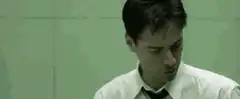 Agent Smith gives you the finger