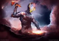 Cosmic Titan Forging Star