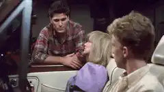 Valentine's Day movie scene with braces