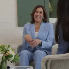 Kamala Harris laughing