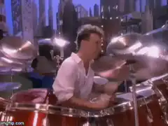 Tom Hanks drumming in Philadelphia